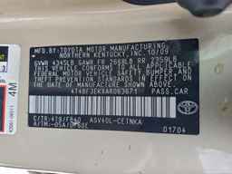 2010 TOYOTA CAMRY