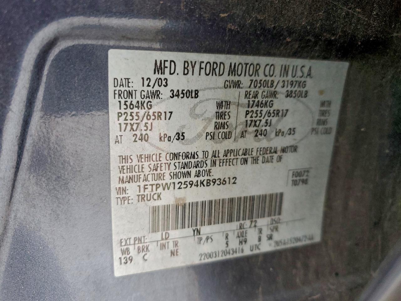 2004 FORD F-150