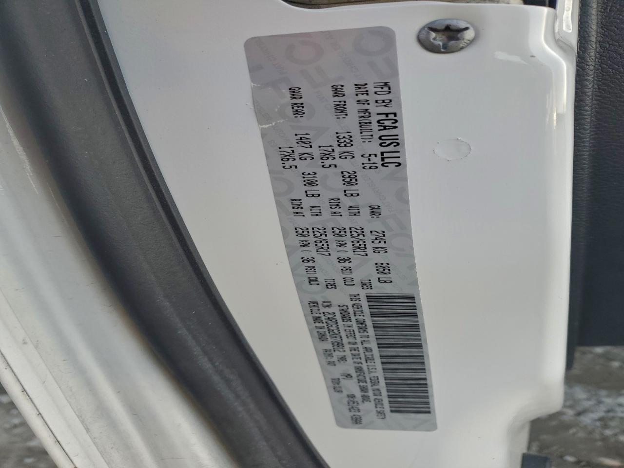 2019 DODGE GRAND CARAVAN