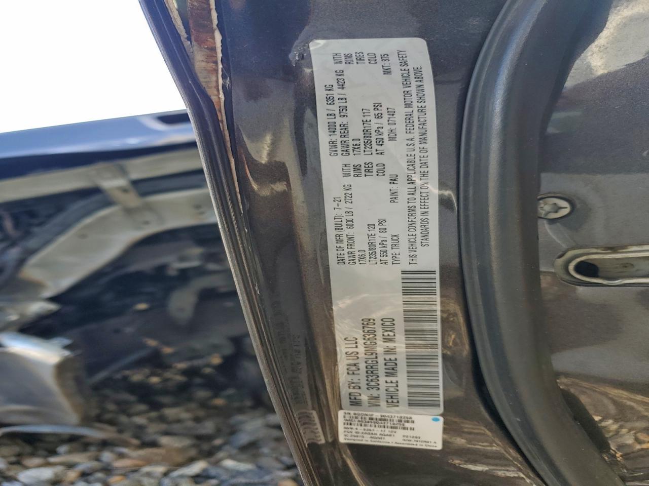 2021 RAM 3500