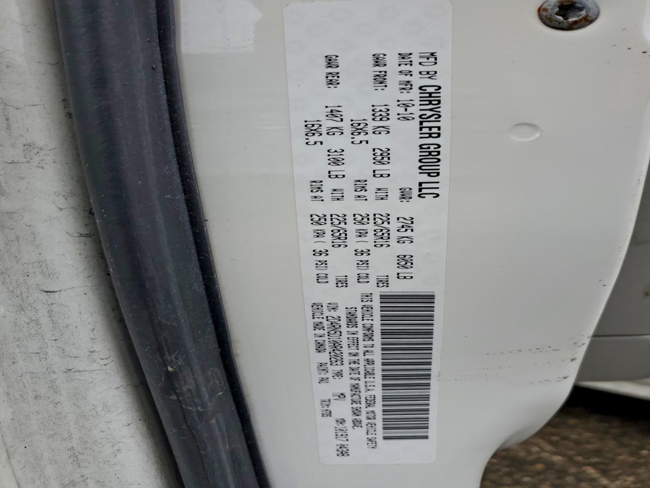 2010 DODGE GRAND CARAVAN