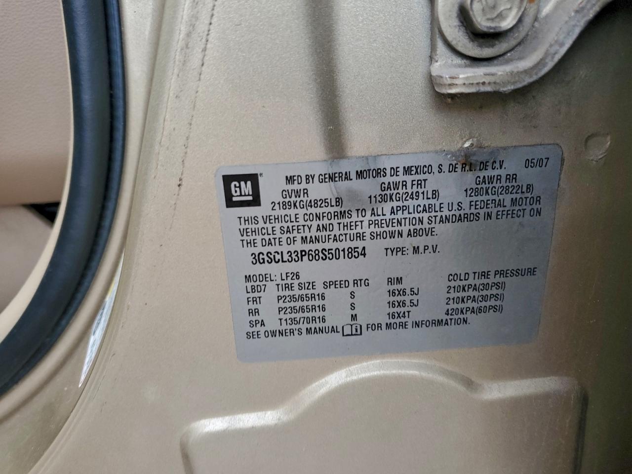 2008 SATURN Vue