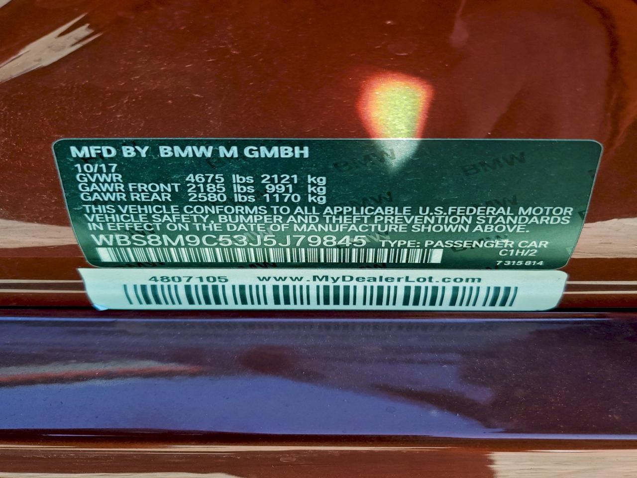 2018 BMW M3