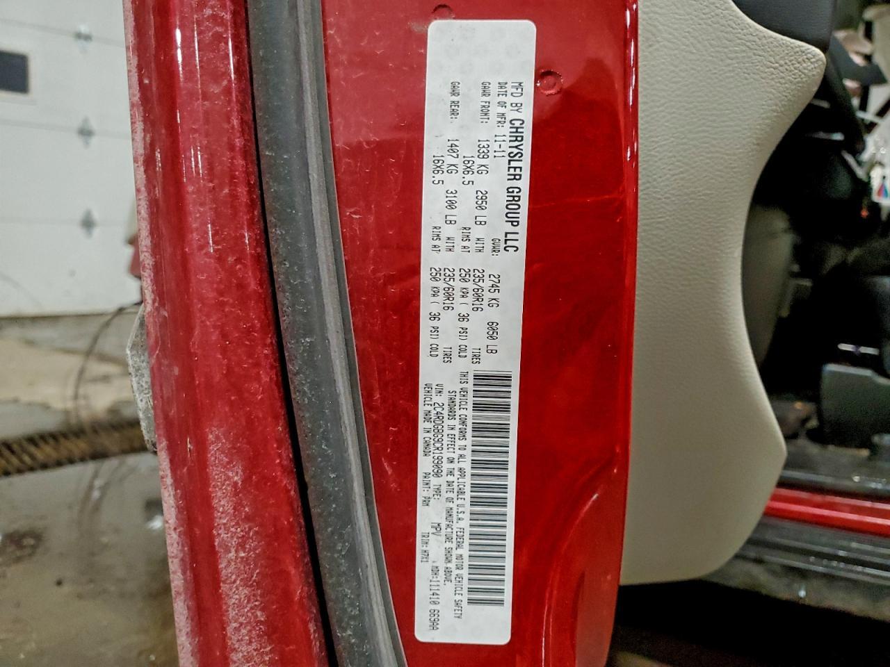 2012 DODGE GRAND CARAVAN