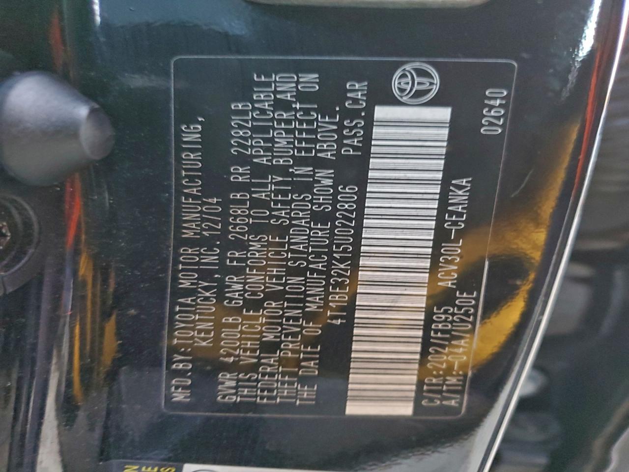 2005 TOYOTA CAMRY