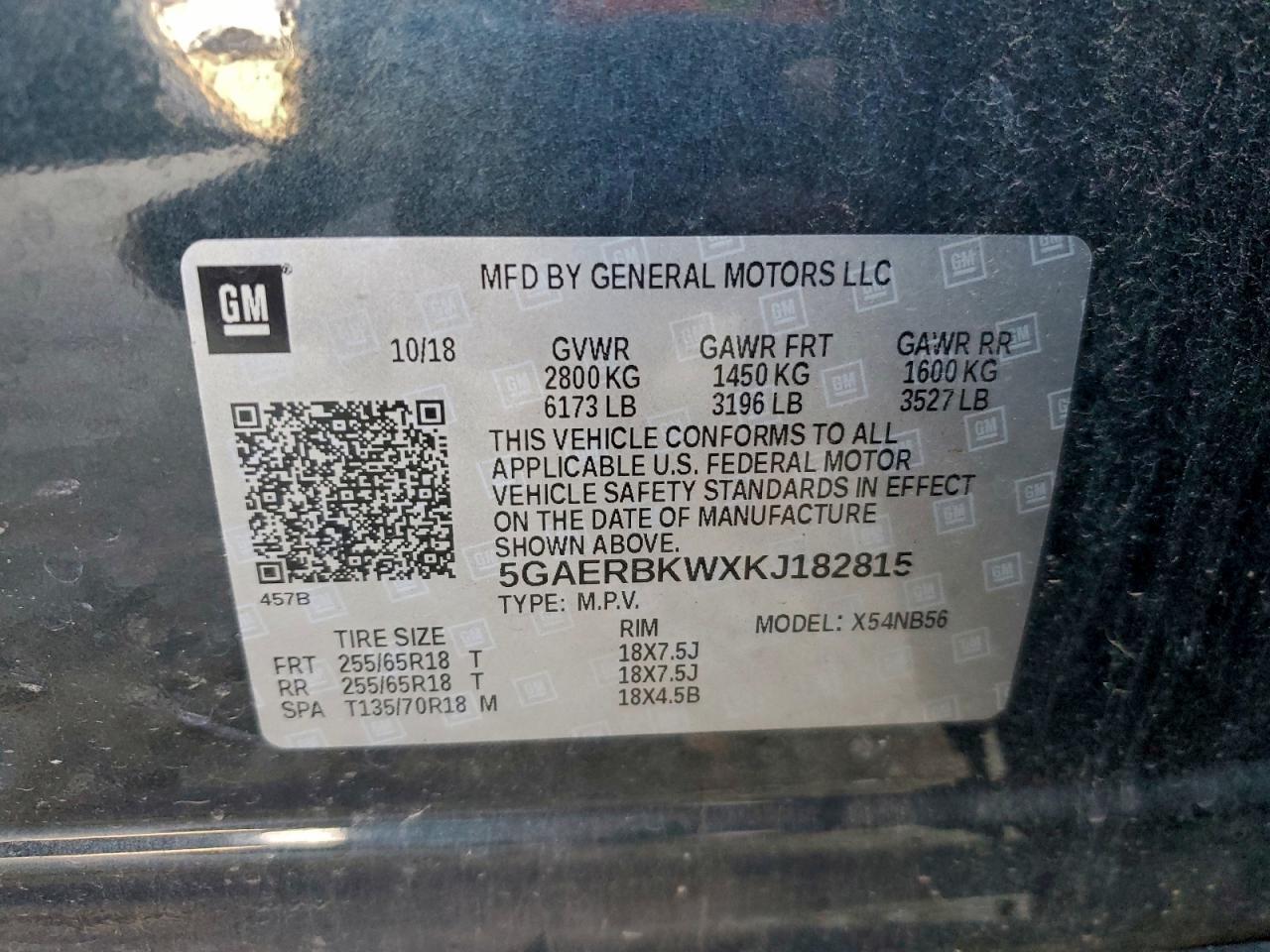 2019 BUICK ENCLAVE
