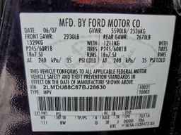 2007 LINCOLN MKX