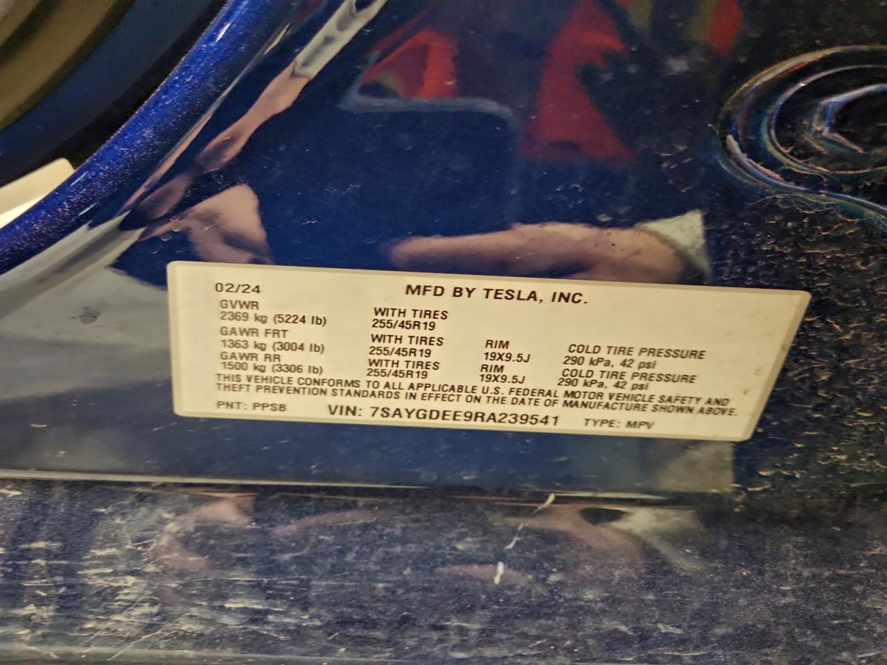 2024 TESLA MODEL Y