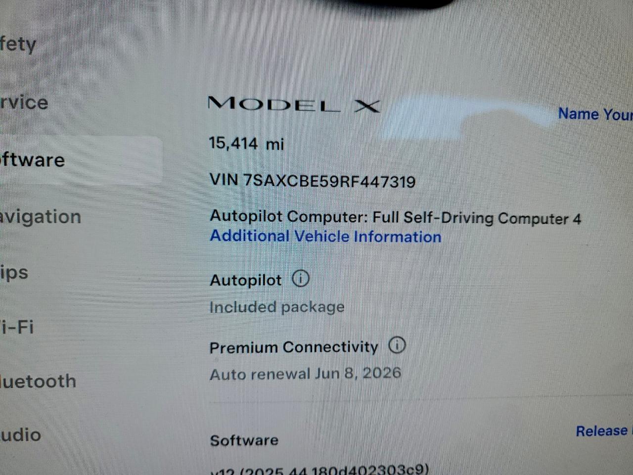 2024 TESLA MODEL X