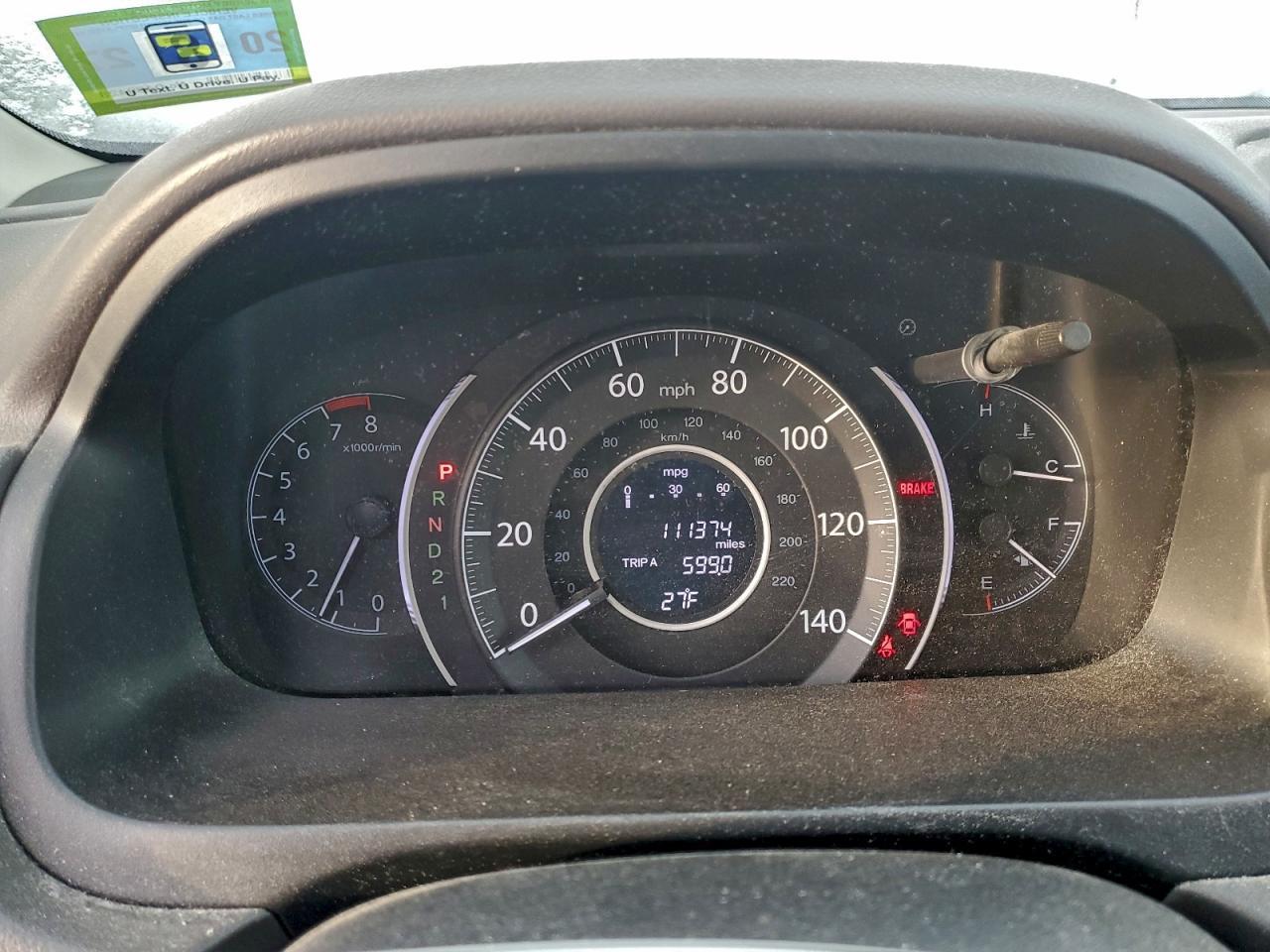 2012 HONDA CR-V
