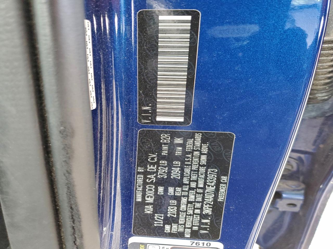 2022 KIA FORTE