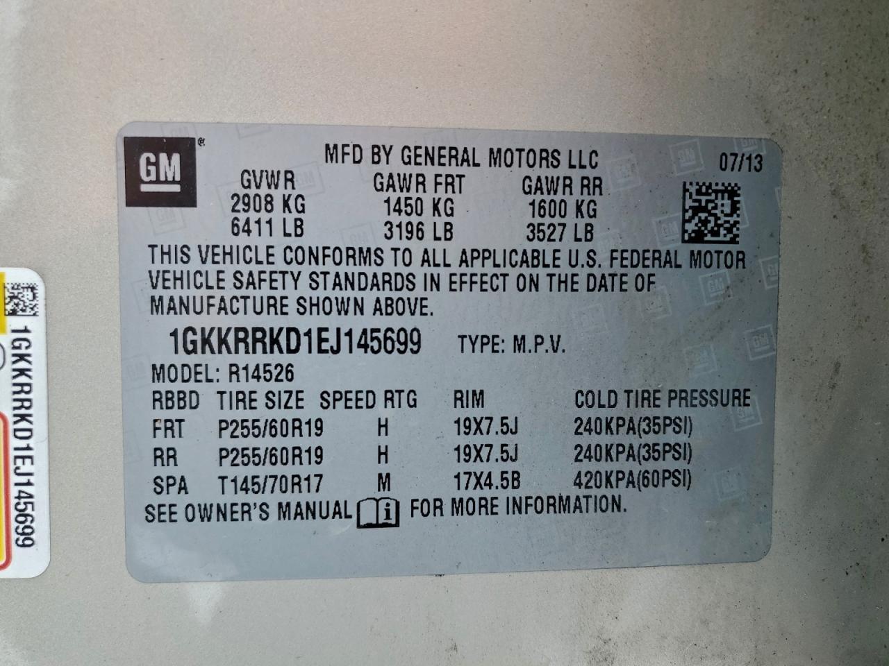2014 GMC ACADIA