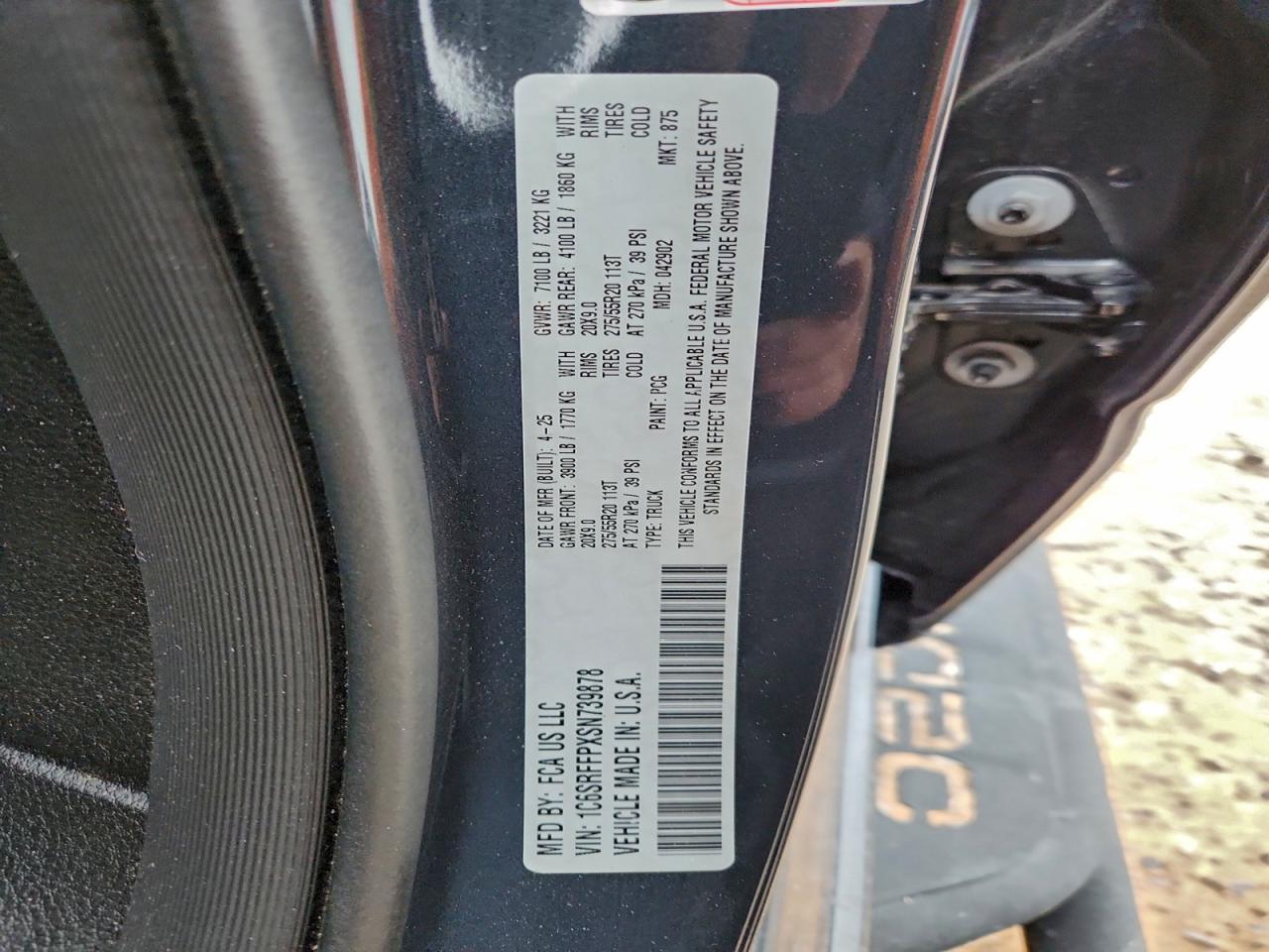 2025 RAM 1500