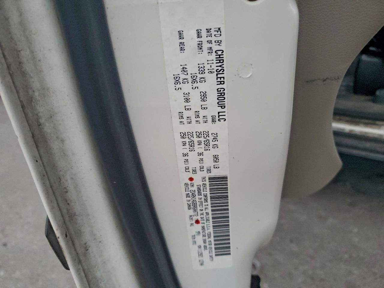 2011 DODGE GRAND CARAVAN