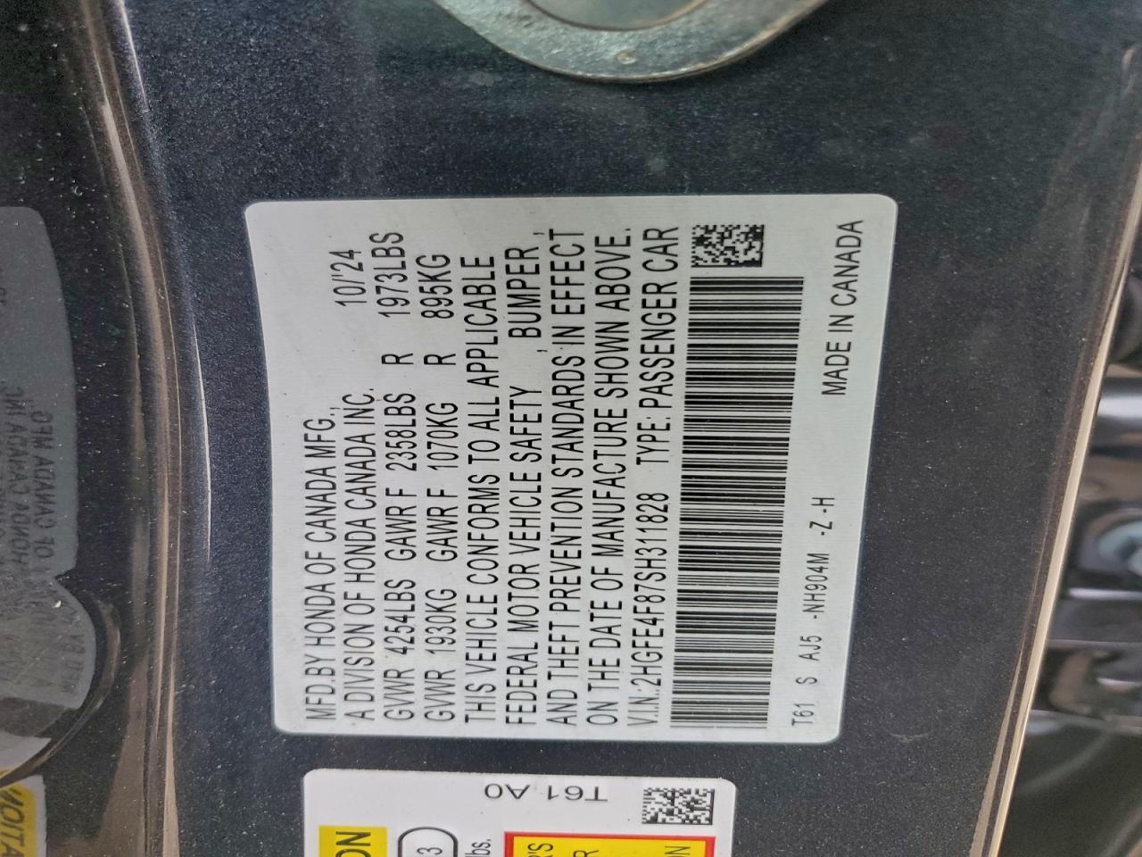 2025 HONDA CIVIC