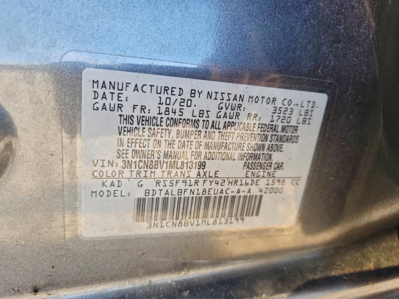 2021 NISSAN VERSA