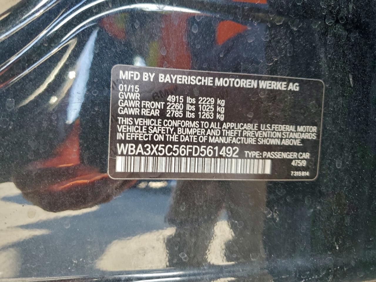 2015 BMW 3 SERIES