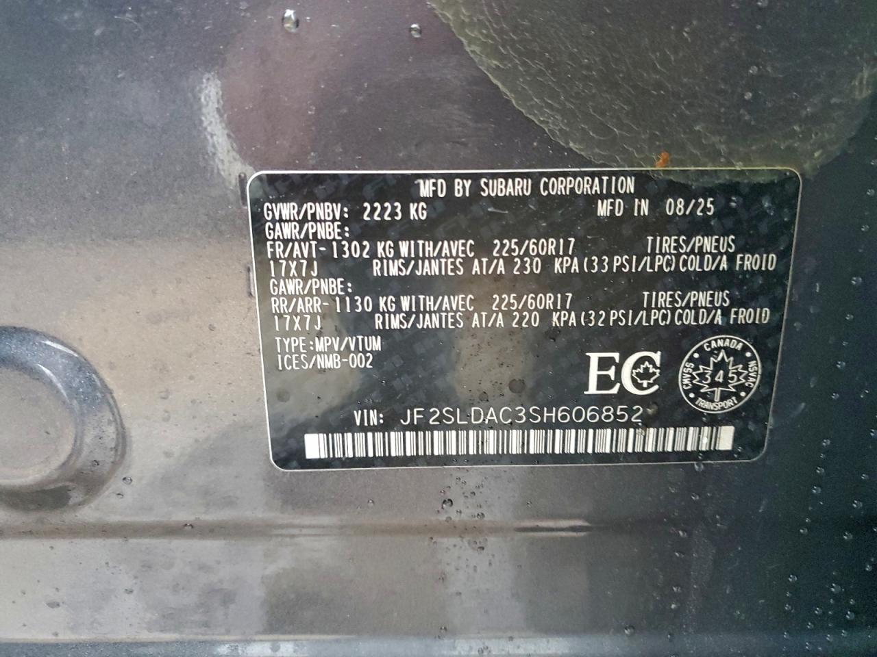 2025 SUBARU FORESTER