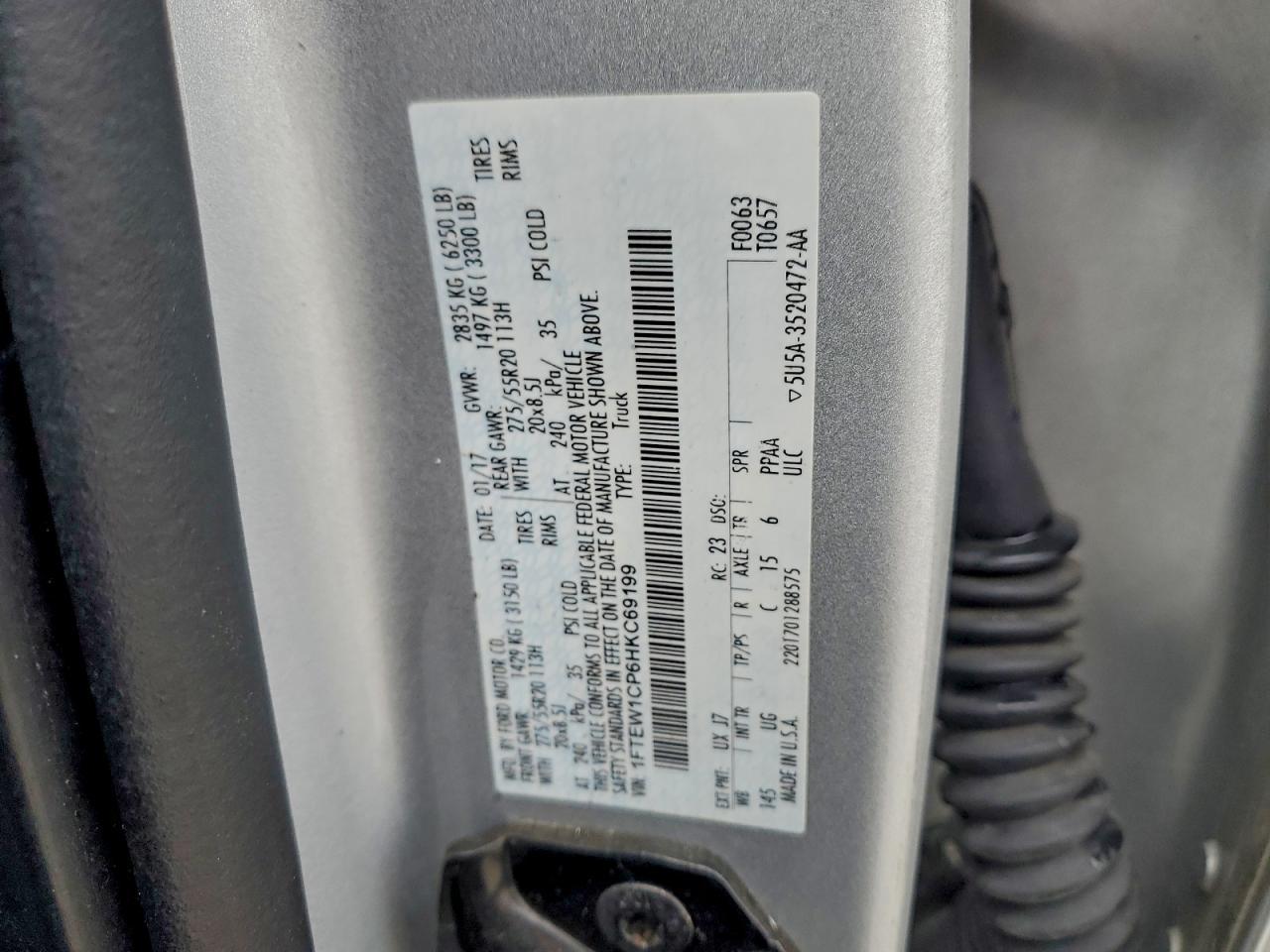 2017 FORD F-150