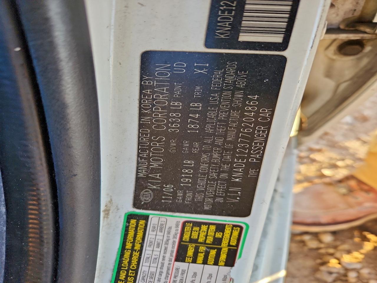 2007 KIA RIO