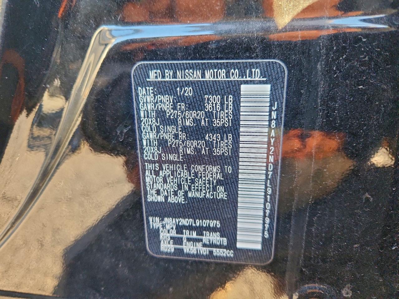 2020 NISSAN Armada