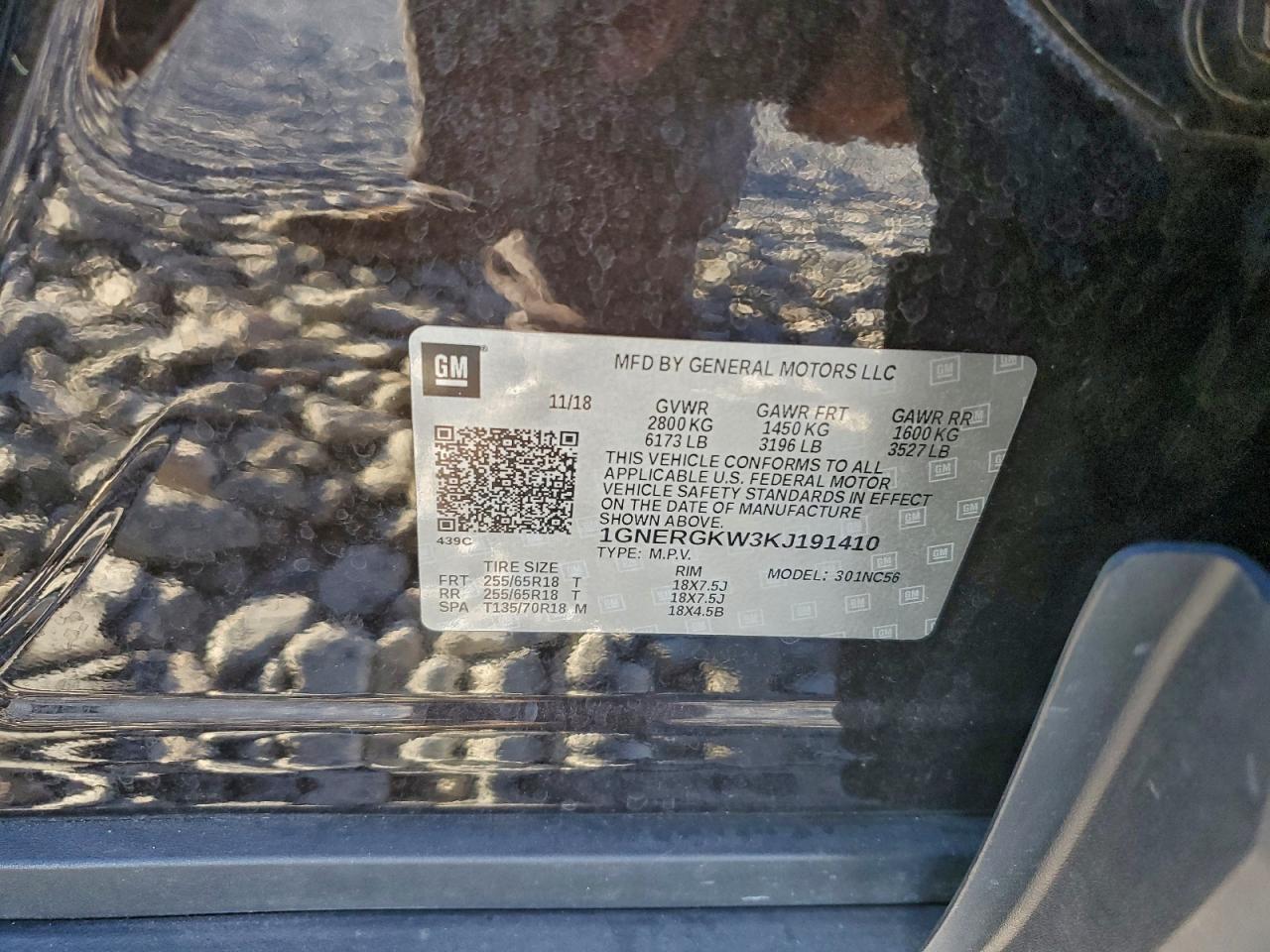 2019 CHEVROLET TRAVERSE