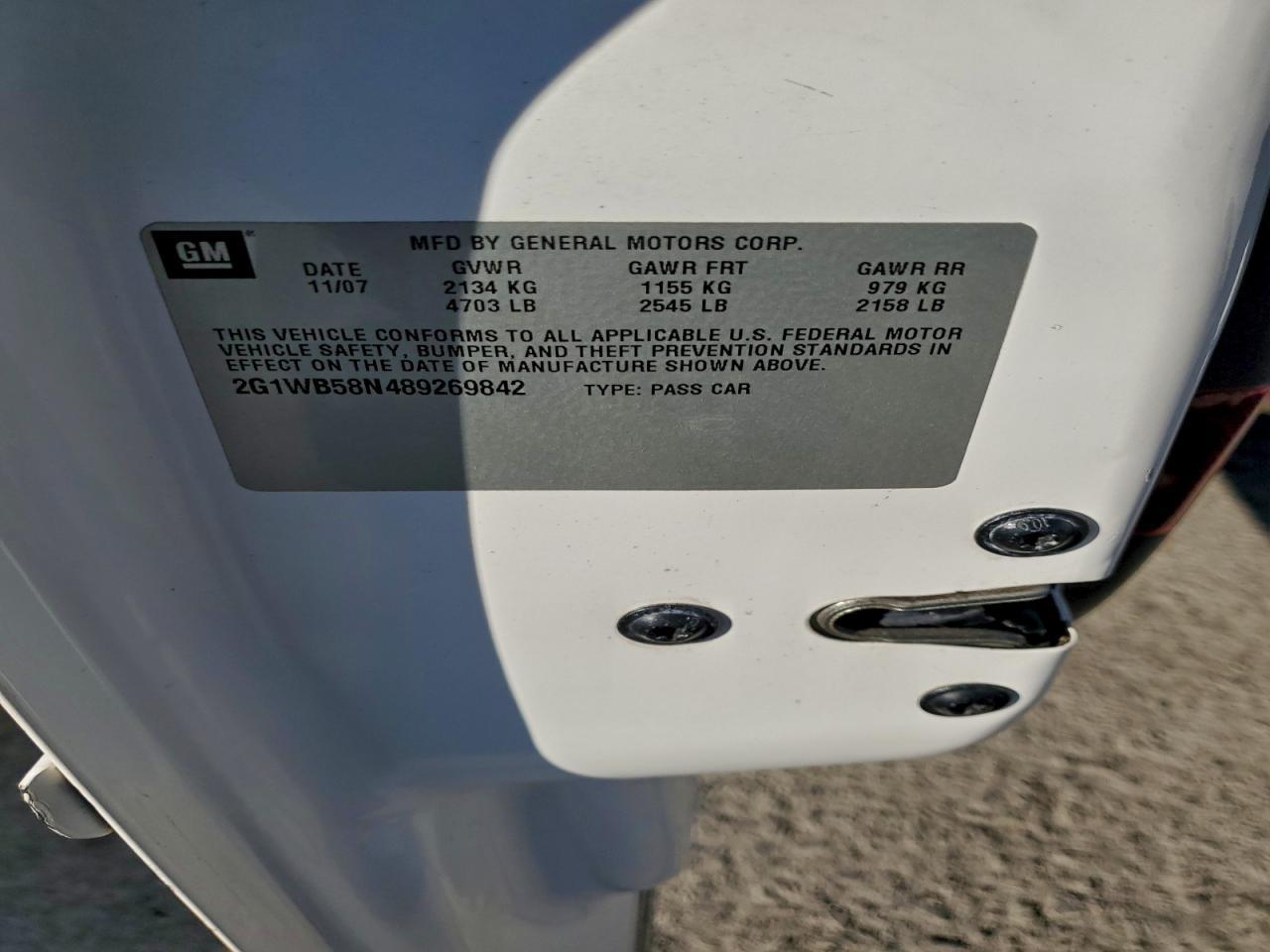 2008 CHEVROLET IMPALA