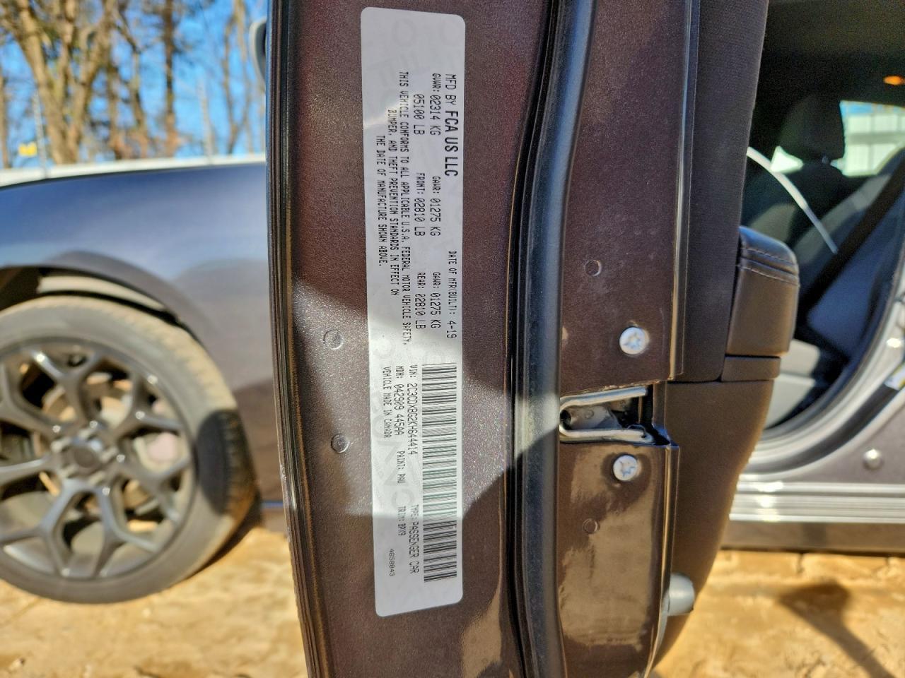 2019 DODGE CHARGER