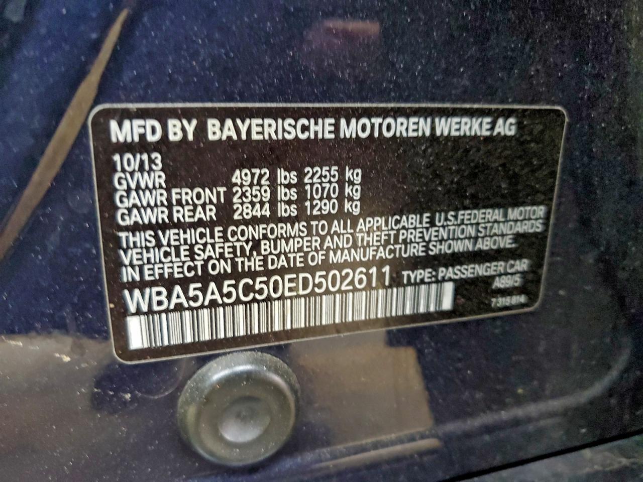2014 BMW 5 series