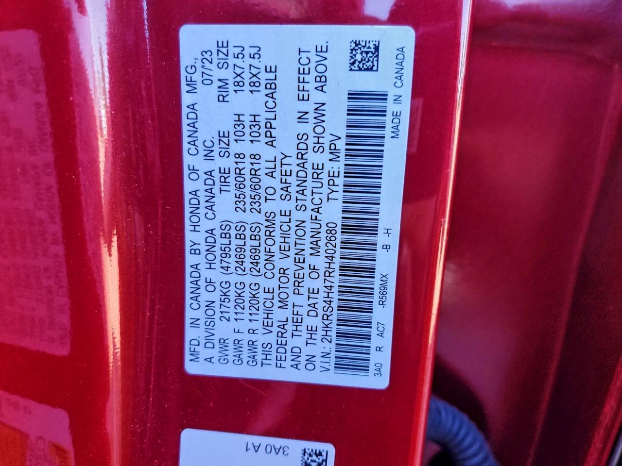 2024 HONDA CR-V