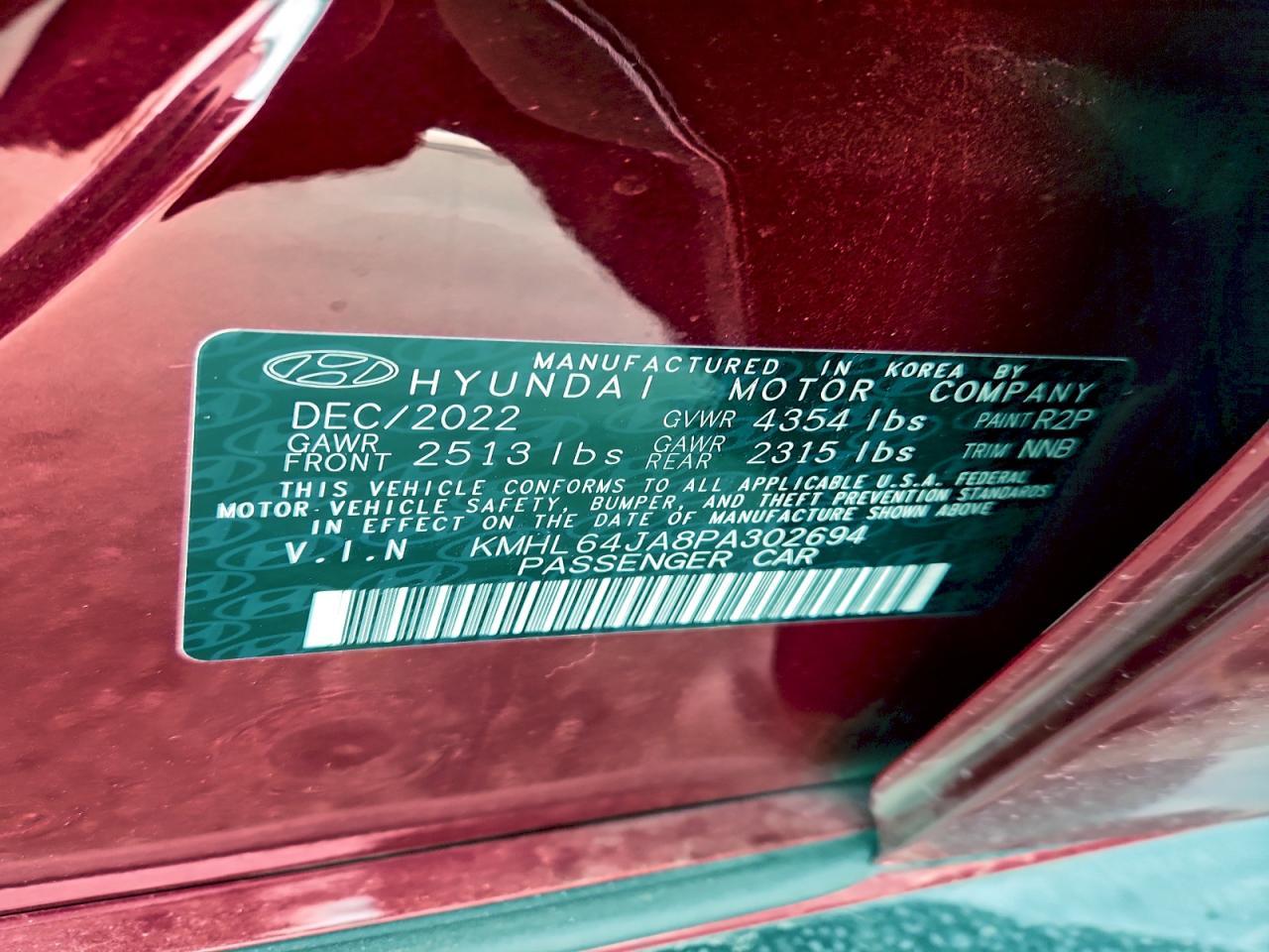 2023 HYUNDAI SONATA
