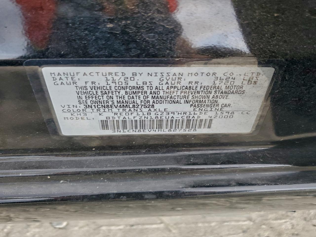 2021 NISSAN VERSA