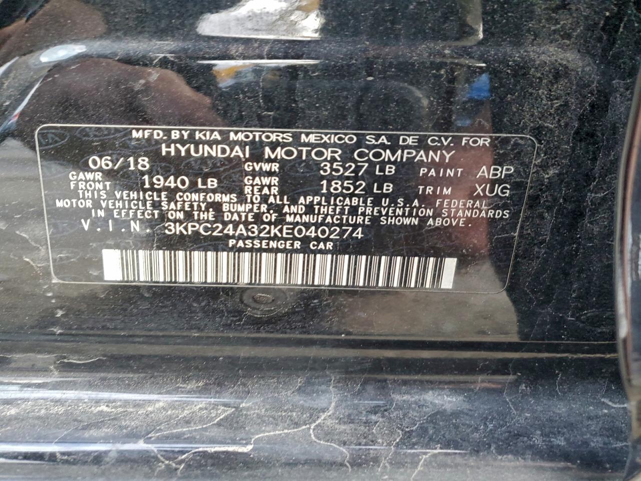 2019 HYUNDAI ACCENT