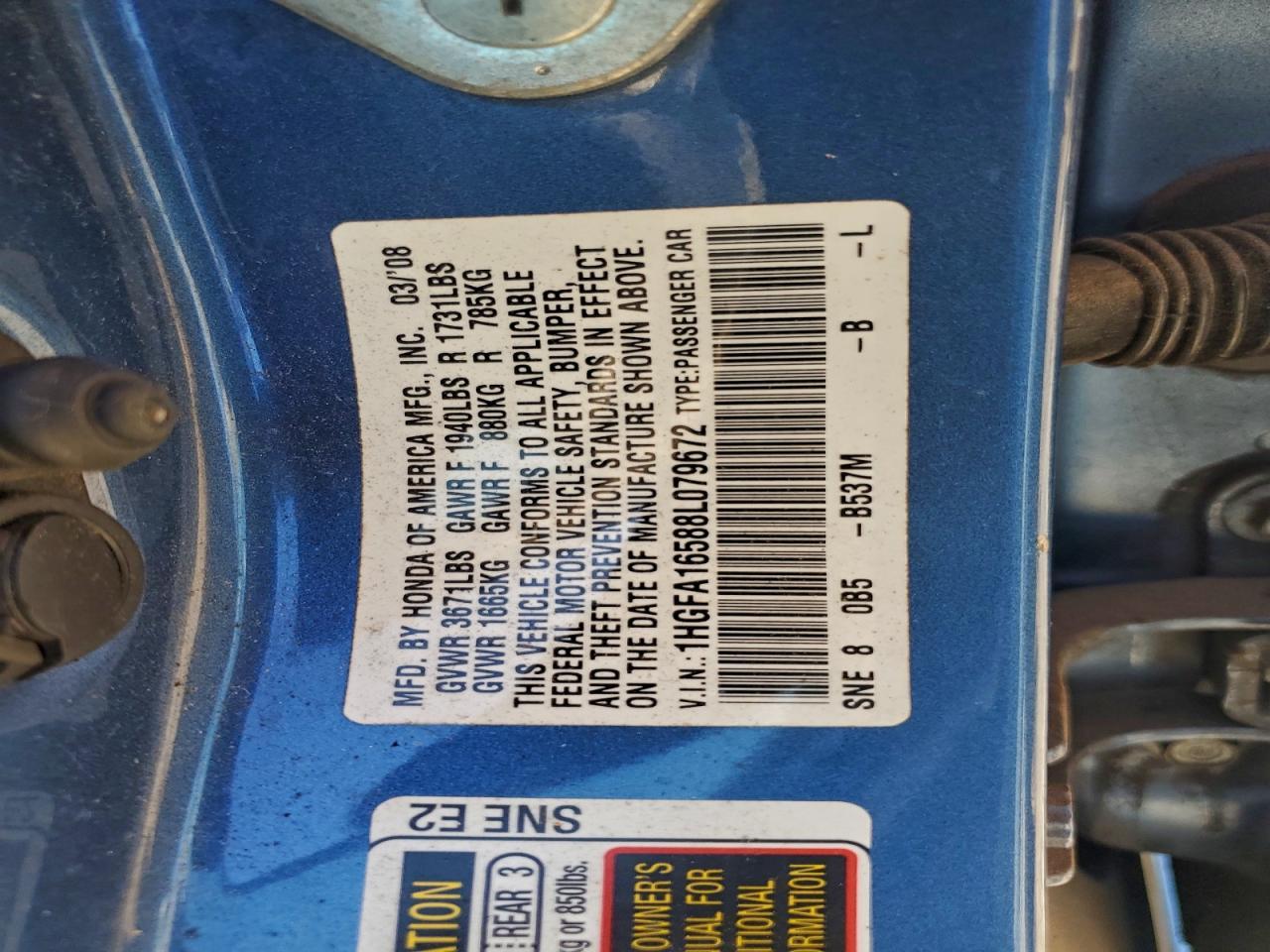 2008 HONDA CIVIC