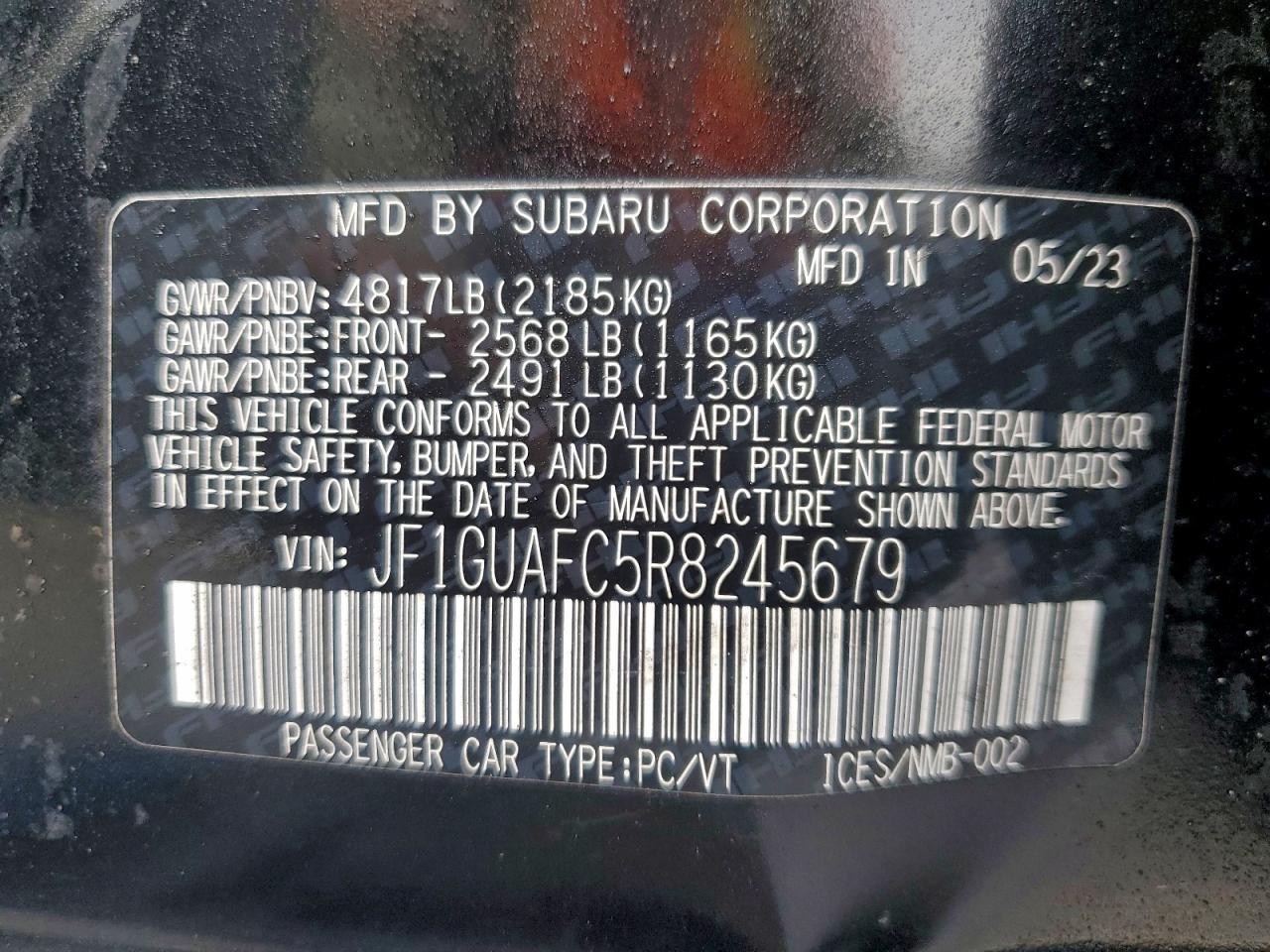 2024 SUBARU IMPREZA