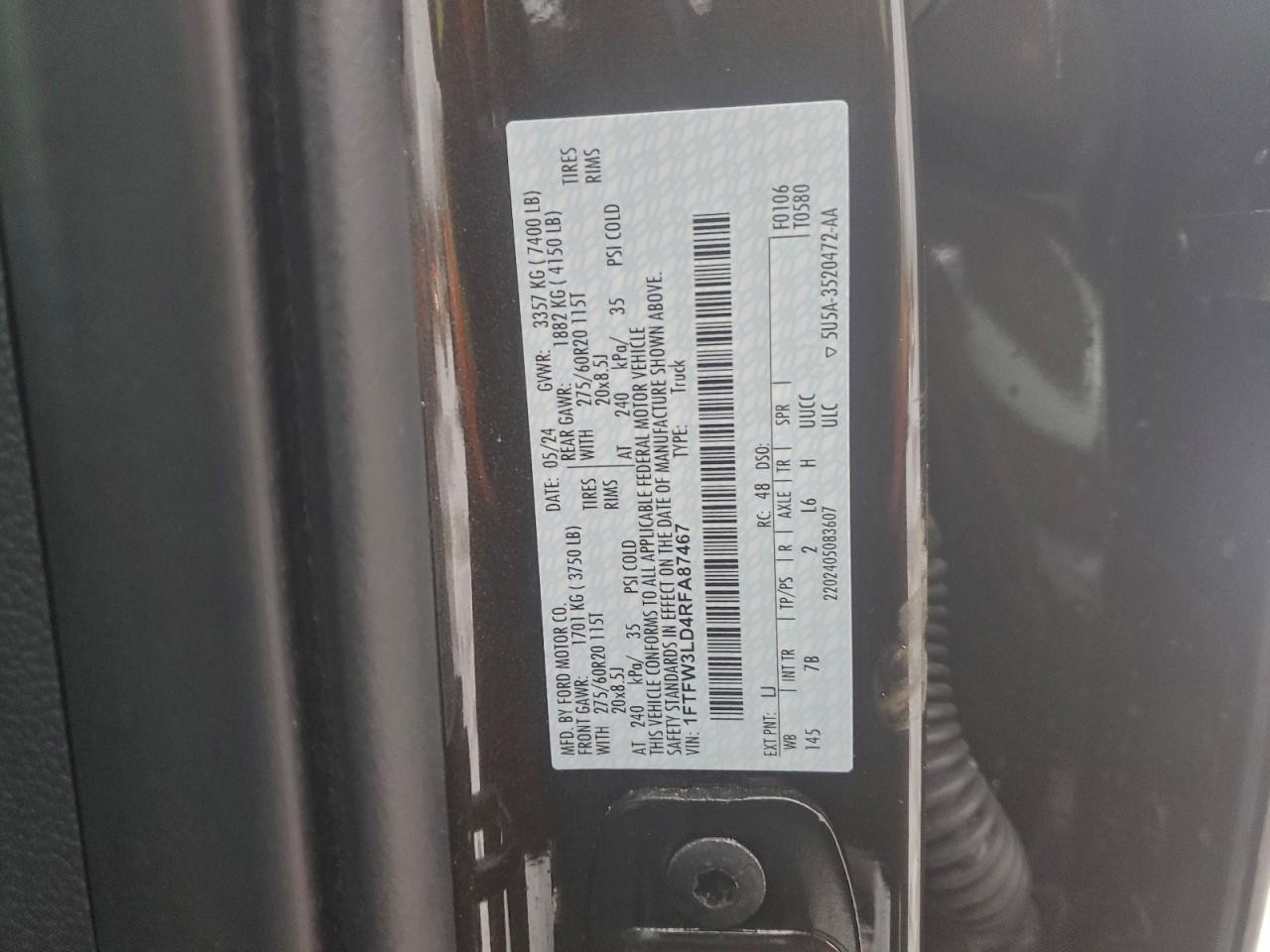 2024 FORD F-150