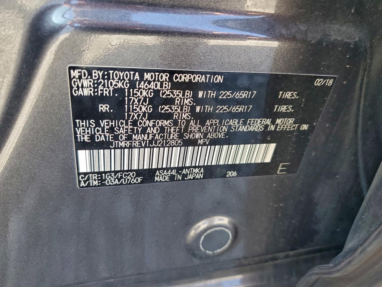 2018 TOYOTA RAV4