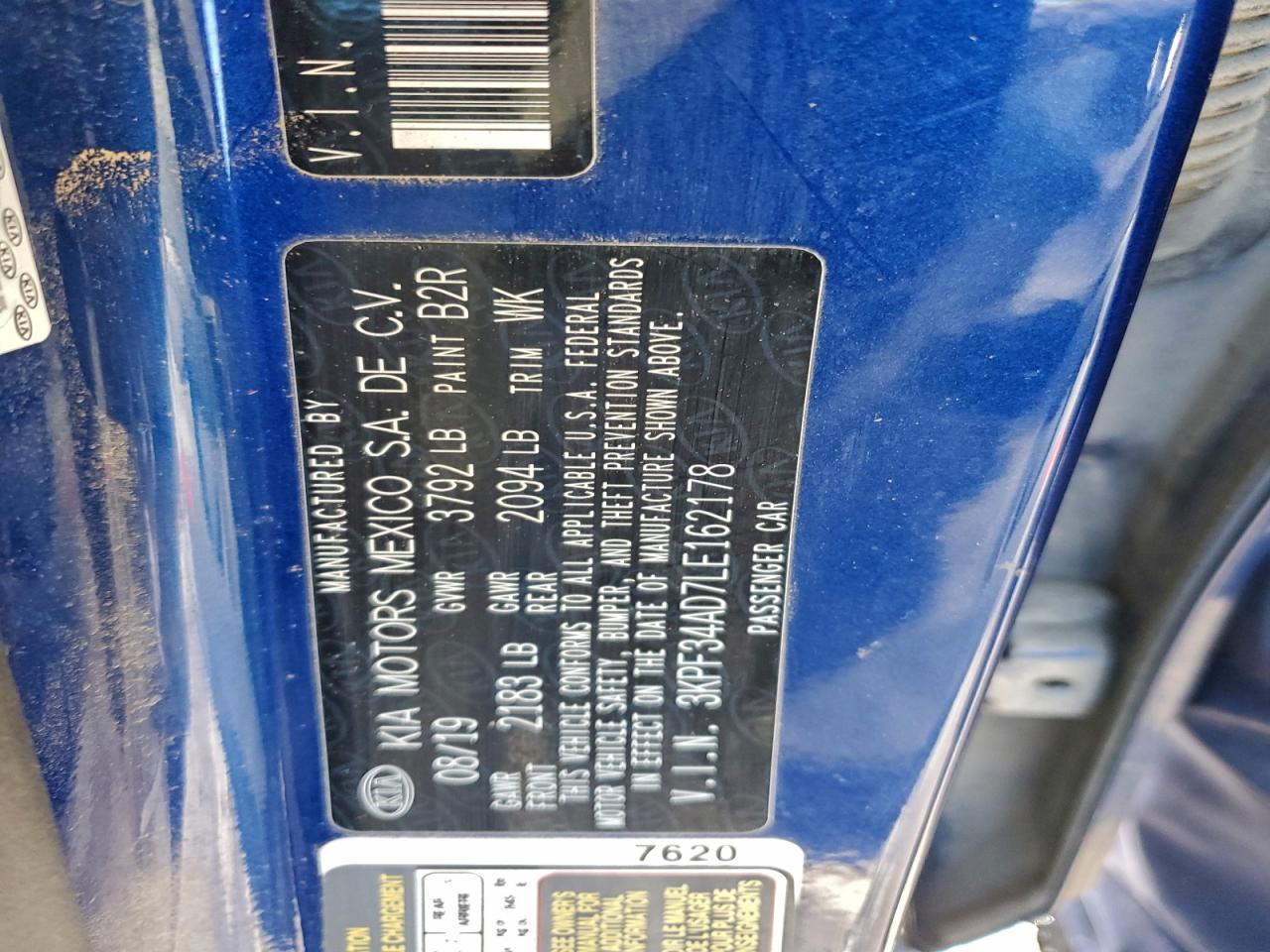 2020 KIA FORTE