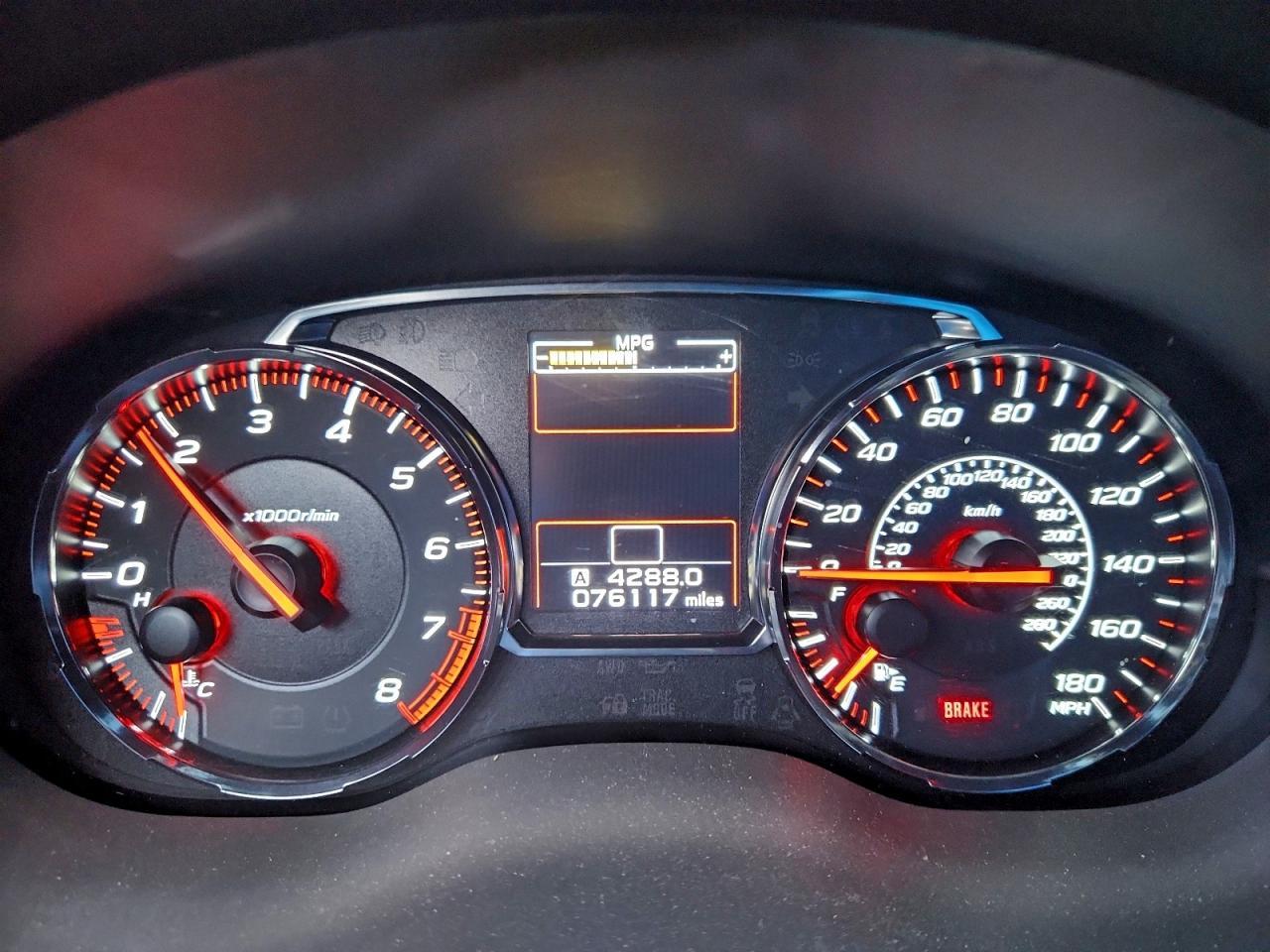 2018 SUBARU WRX