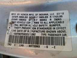 2012 HONDA CIVIC