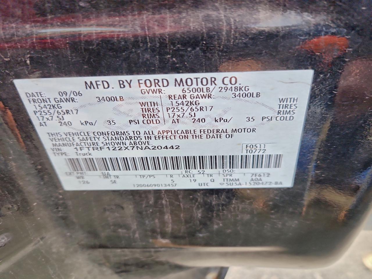 2007 FORD F-150