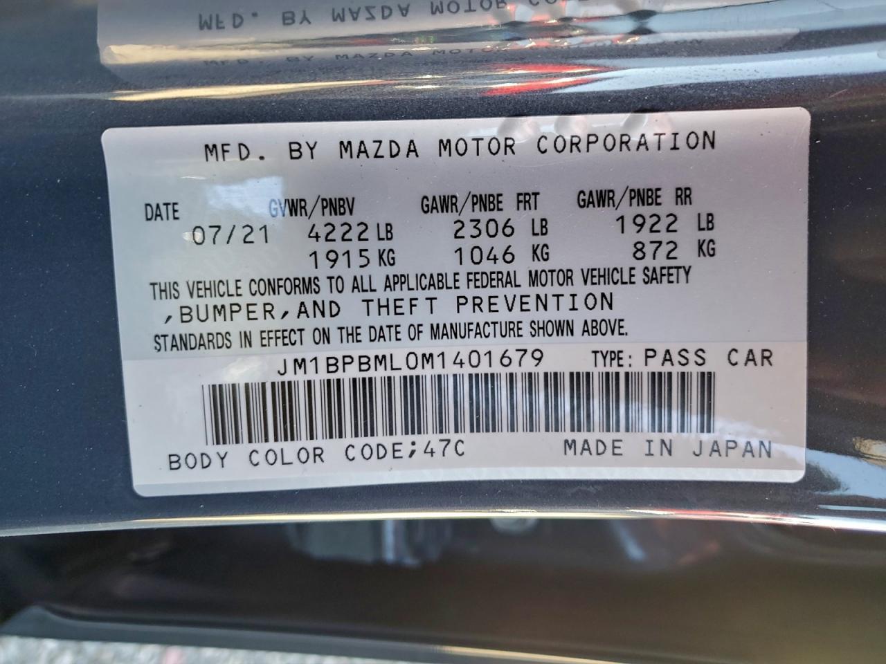 2021 MAZDA 3