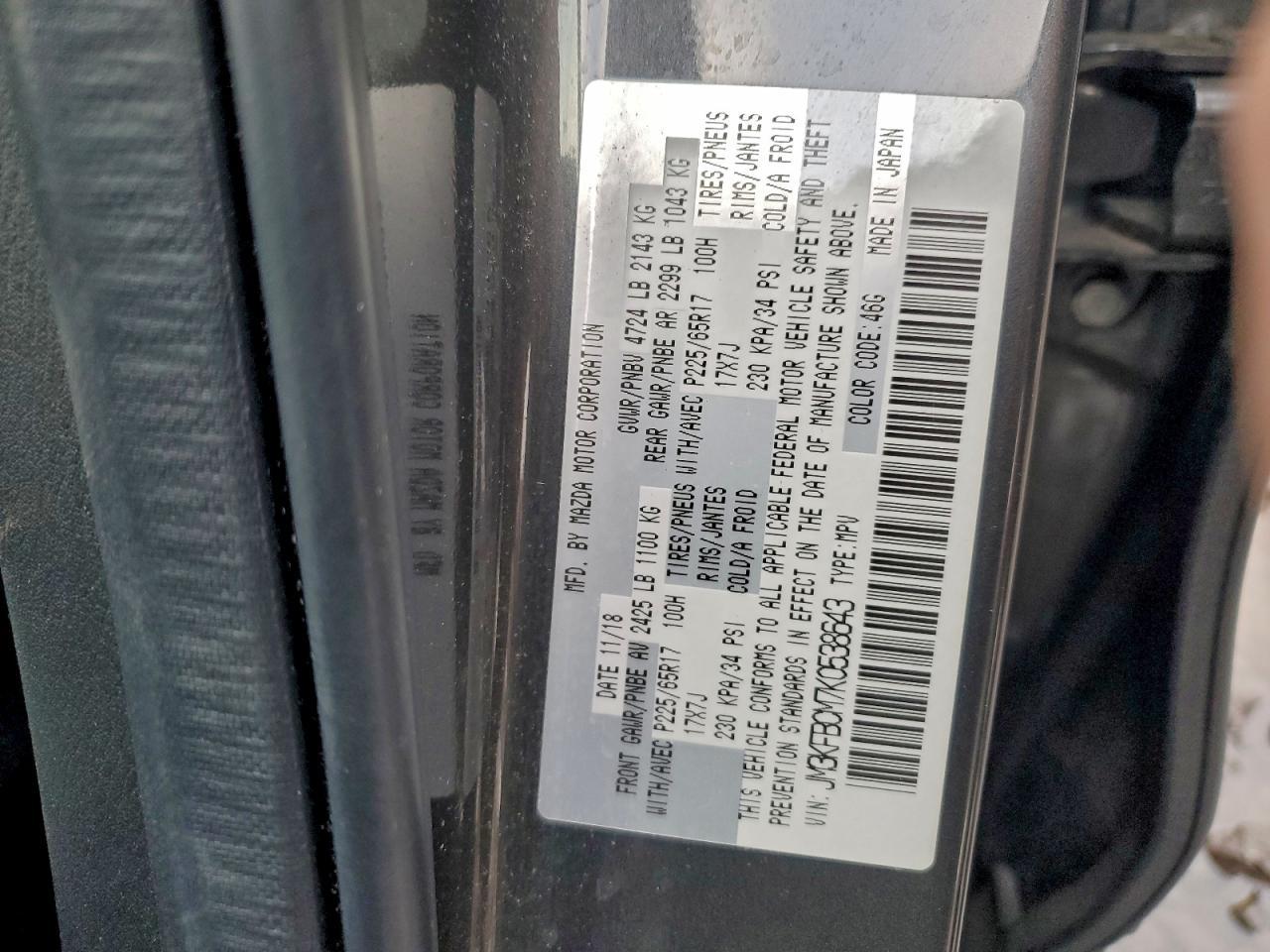 2019 MAZDA CX-5