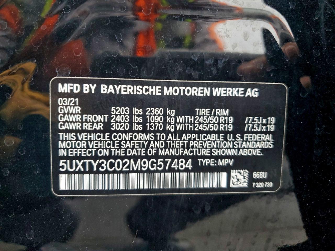 2021 BMW X3