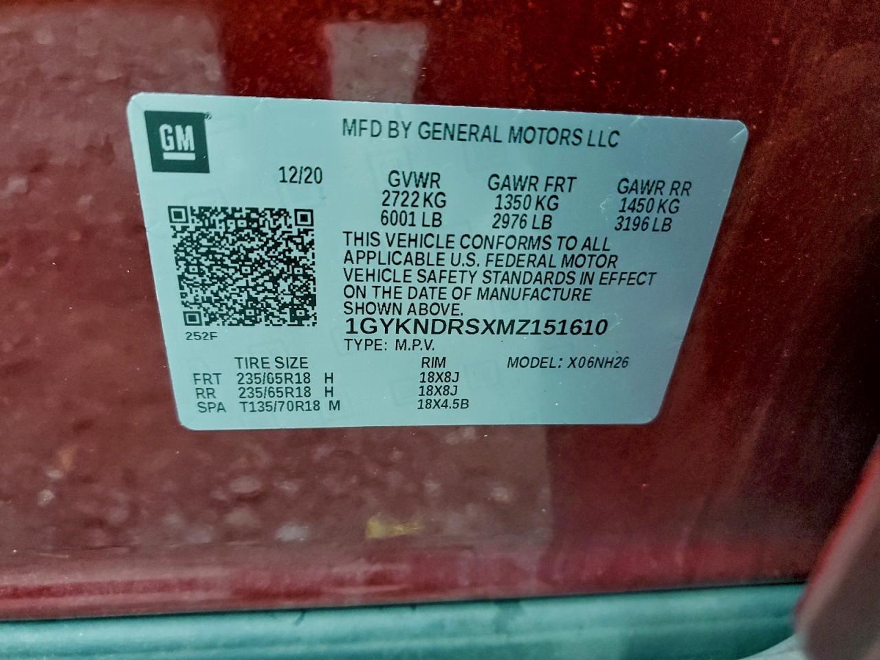 2021 CADILLAC XT5