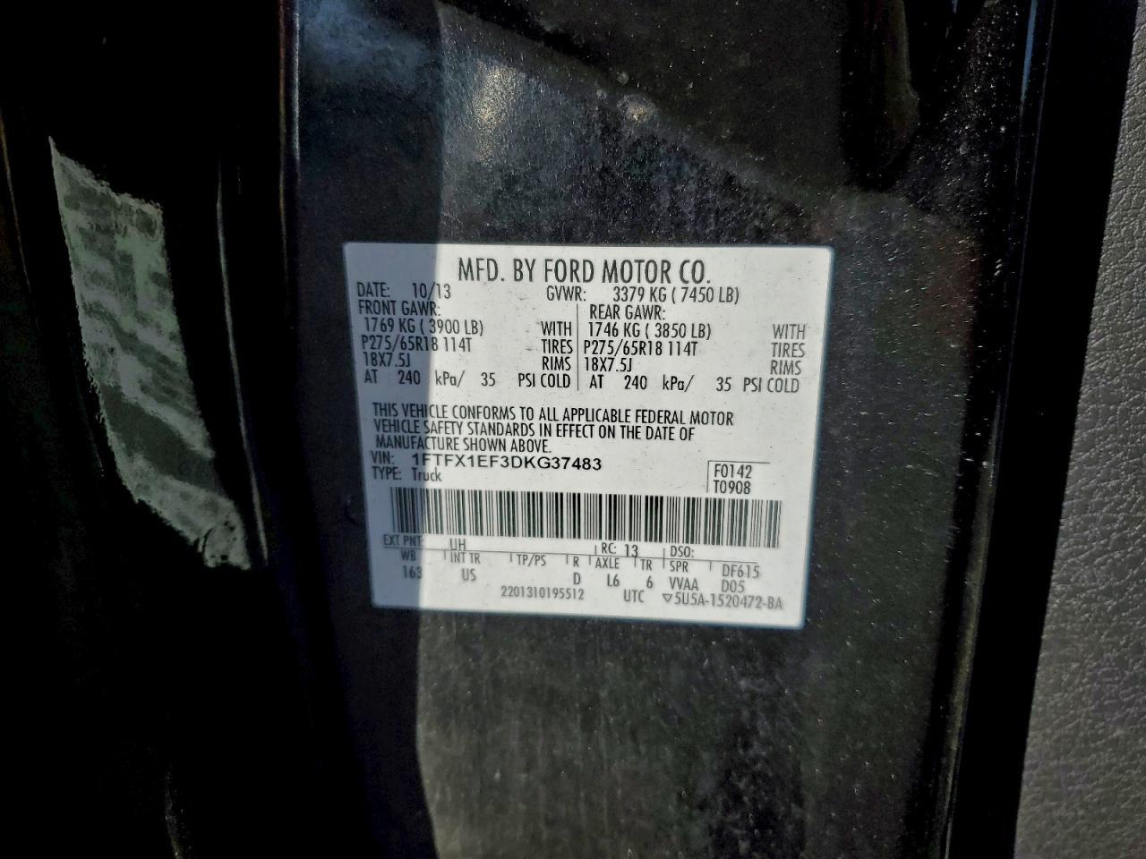 2013 FORD F-150