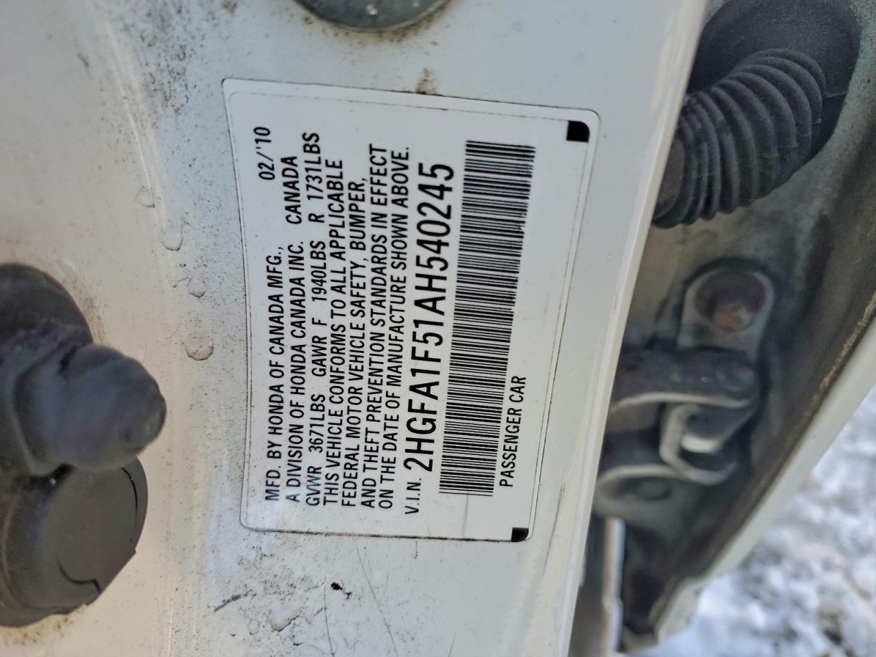 2010 HONDA CIVIC
