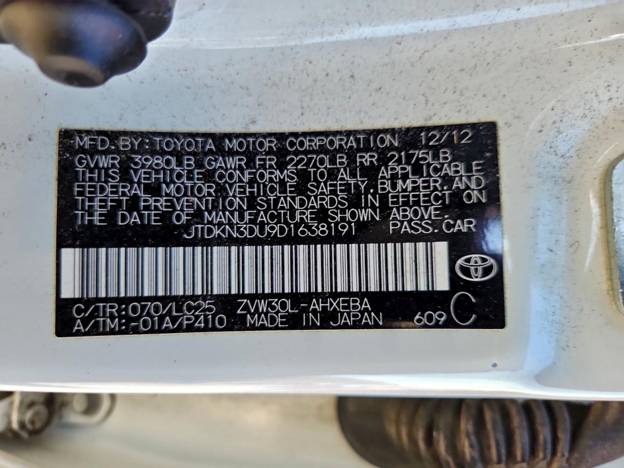 2013 TOYOTA PRIUS