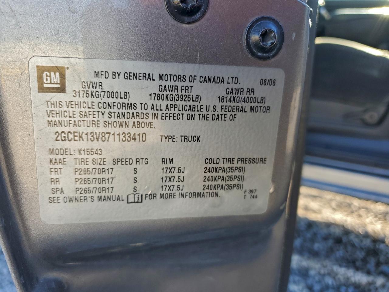 2007 CHEVROLET Silverado