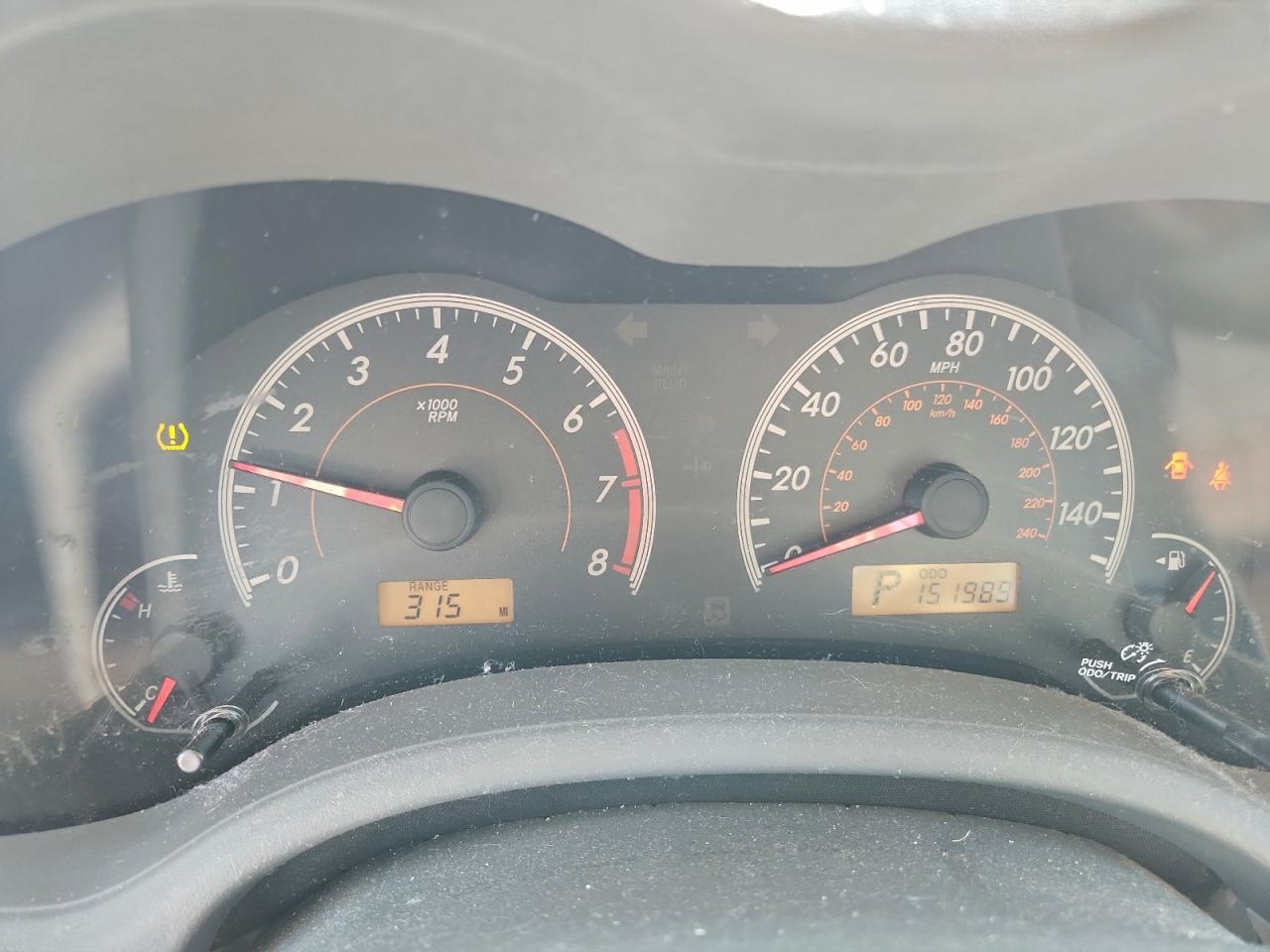 2009 TOYOTA COROLLA